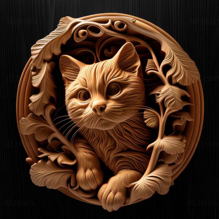 3D model cat (STL)